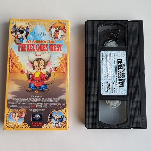 An American Tail Fievel Goes West 1991 VHS Steven Spielberg Amblin Entertainment - Picture 1 of 8